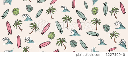 pattern, seamless, tropical 122730940