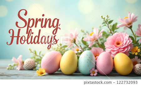 spring holiday egg background spring holiday egg background 122732093