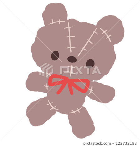 棕色的泰迪熊插圖 122732188