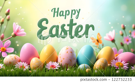 holiday easter egg spring background holiday easter egg spring background 122732233