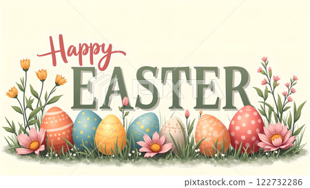 holiday easter egg spring background holiday easter egg spring background 122732286