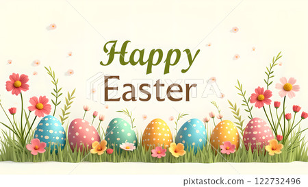 happy holiday easter egg spring background happy holiday easter egg spring background 122732496