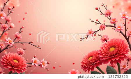 chinese new year lunar red background 122732823