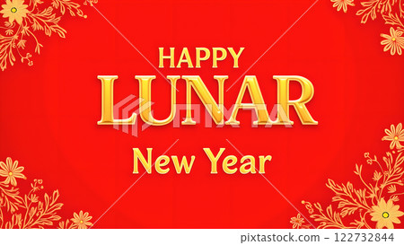 chinese new year lunar red background 122732844