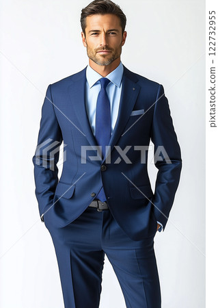Foreign male businessman in a suit 122732955