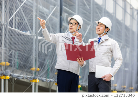 A general contractor in work clothes 122733340