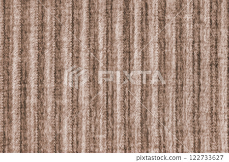 Ridge fluffy macro texture corduroy brown cloth. Large ribbed, coarse weaving fabric background Ridge fluffy macro texture corduroy brown cloth. Large ribbed, coarse weaving fabric background 122733627