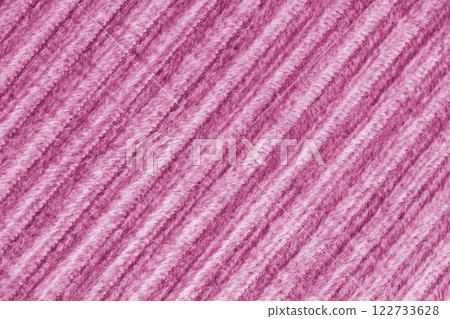 Ridge fluffy macro texture corduroy pink cloth. Large ribbed, diagonal weaving fabric background Ridge fluffy macro texture corduroy pink cloth. Large ribbed, diagonal weaving fabric background 122733628
