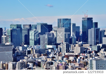 東京城市圖像（丸之內/八重洲）東京天際線（2025/02/08） 122733910