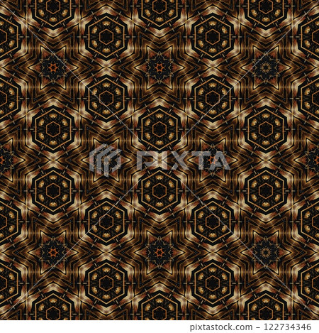 High class mystical background design. Arabesque ethnic texture. Geometric stripe ornament cover photo. Turkish fashion for floor tiles and carpet. Repeated pattern design for Moroccan textile print High class mystical background design. Arabesque ethnic texture. Geometric stripe ornament cover photo. Turkish fashion for floor tiles and carpet. Repeated pattern design for Moroccan textile print 122734346