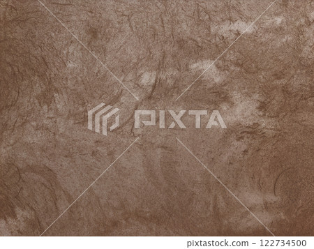 Mocha mousse background with rich brown chocolate swirls and creamy texture. Abstract pattern 122734500