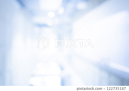 Abstract blurred hospital corridor background 122735187