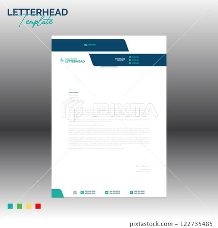 letterhead for any best company use 122735485