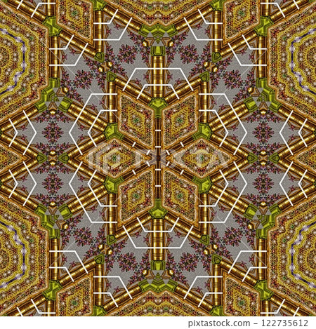 Pattern for background design. Arabesque ethnic texture. Geometric stripe ornament cover photo. Repeated pattern design for Moroccan textile print. Turkish fashion for floor tiles and carpet Pattern for background design. Arabesque ethnic texture. Geometric stripe ornament cover photo. Repeated pattern design for Moroccan textile print. Turkish fashion for floor tiles and carpet 122735612