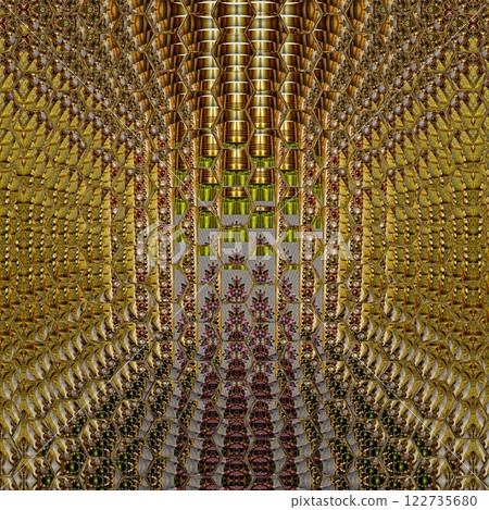 Pattern for background design. Arabesque ethnic texture. Geometric stripe ornament cover photo. Repeated pattern design for Moroccan textile print. Turkish fashion for floor tiles and carpet	 122735680