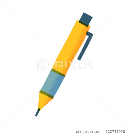 自動鉛筆的手繪插圖 122735938