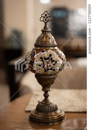 Turkish Mosaic Lamp. Multucolored. Home related 122736004