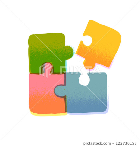 Puzzle/problem solving image illustration 122736155