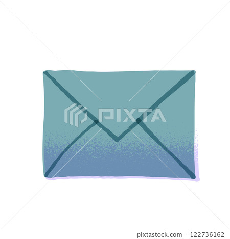 Hand drawn email icon illustration 122736162