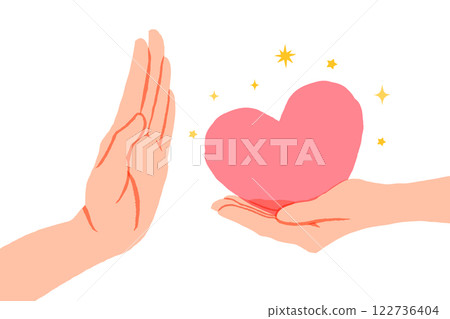 拒絕表白的插畫 122736404