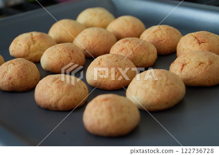 Homemade cookies baked in the oven Homemade cookies baked in the oven 122736728