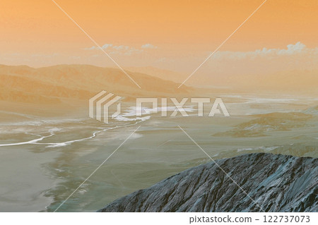 View of the Death Valley, California mountains and desert background, USA national parks landscape View of the Death Valley, California mountains and desert background, USA national parks landscape 122737073
