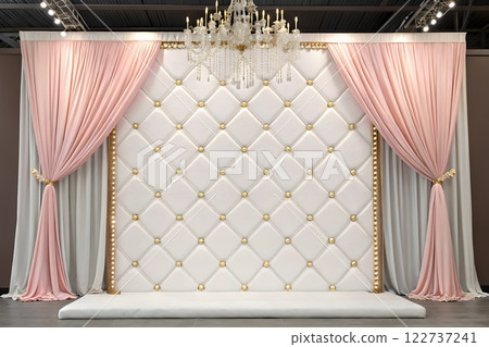 curtain, red, hanging 122737241