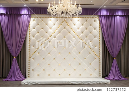curtain, red, hanging 122737252