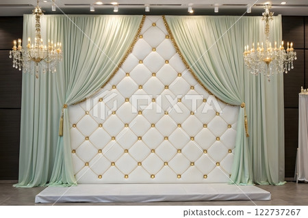 curtain, red, hanging 122737267