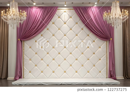 curtain, red, hanging 122737275