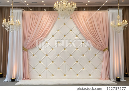 curtain, red, hanging 122737277