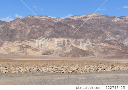 View of the Death Valley, California mountains and desert background, USA national parks landscape View of the Death Valley, California mountains and desert background, USA national parks landscape 122737415