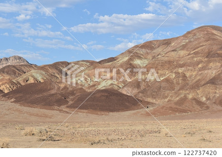 View of the Death Valley, California mountains and desert background, USA national parks landscape 122737420