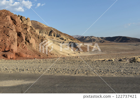 View of the Death Valley, California mountains and desert background, USA national parks landscape View of the Death Valley, California mountains and desert background, USA national parks landscape 122737421