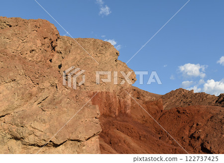 View of the Death Valley, California mountains and desert background, USA national parks landscape 122737425
