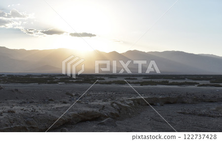 View of the Death Valley, California mountains and desert background, USA national parks landscape View of the Death Valley, California mountains and desert background, USA national parks landscape 122737428