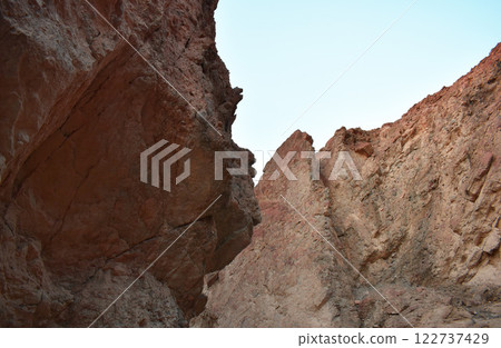 View of the Death Valley, California mountains and desert background, USA national parks landscape 122737429
