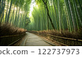 A photorealistic image of a dense bamboo 122737973