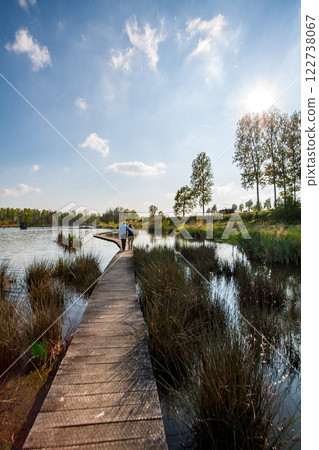 Enjoy a Scenic Walkway situated by the Water, surrounded by Natures beauty and tranquility 122738067