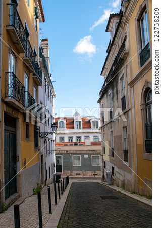 Lisbon, Portugal. View of the old city center Lisbon, Portugal. View of the old city center 122738209