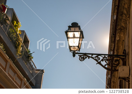 Detail of the facades of houses in Lisbon, Portugal 122738528