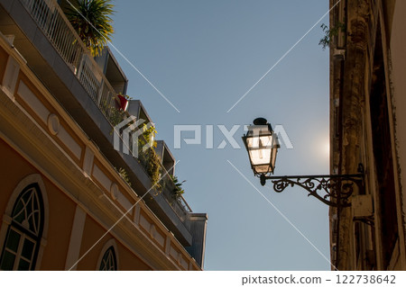 Detail of the facades of houses in Lisbon, Portugal 122738642