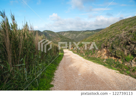 road sign Lily Valley Path in Sintra 122739113