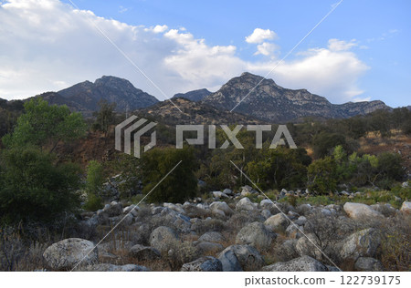 California mountains background, view of natural landscape, US national parks wildlife 122739175