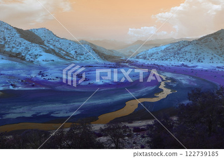 California mountains background, view of natural landscape, US national parks wildlife California mountains background, view of natural landscape, US national parks wildlife 122739185