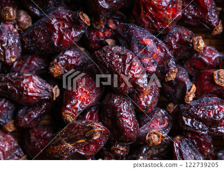 Vibrant Dried Rose Hips Vibrant Dried Rose Hips 122739205