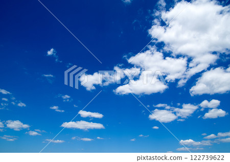Blue sky with white clouds Blue sky with white clouds 122739622
