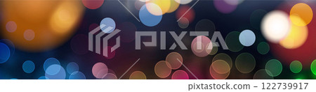 Bokeh background perfect for Holidays, Christmas, New Year, Festive and various desing works 122739917