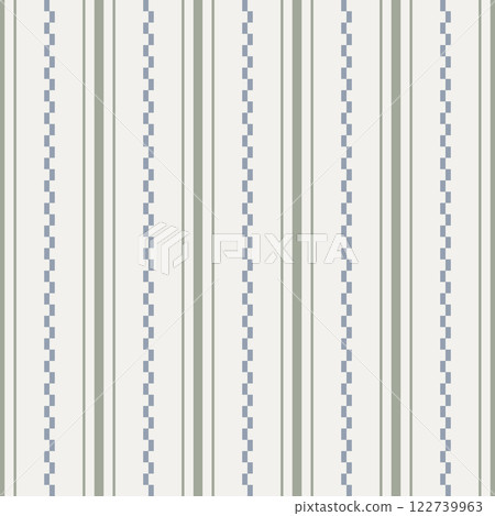Line Seamless pattern Background Digital striped Paper for home decor and fabric. Linen rustic cottagecore texture. 122739963