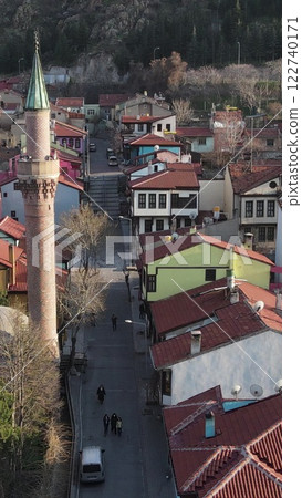 Aerial drone muslim city pattern 122740171